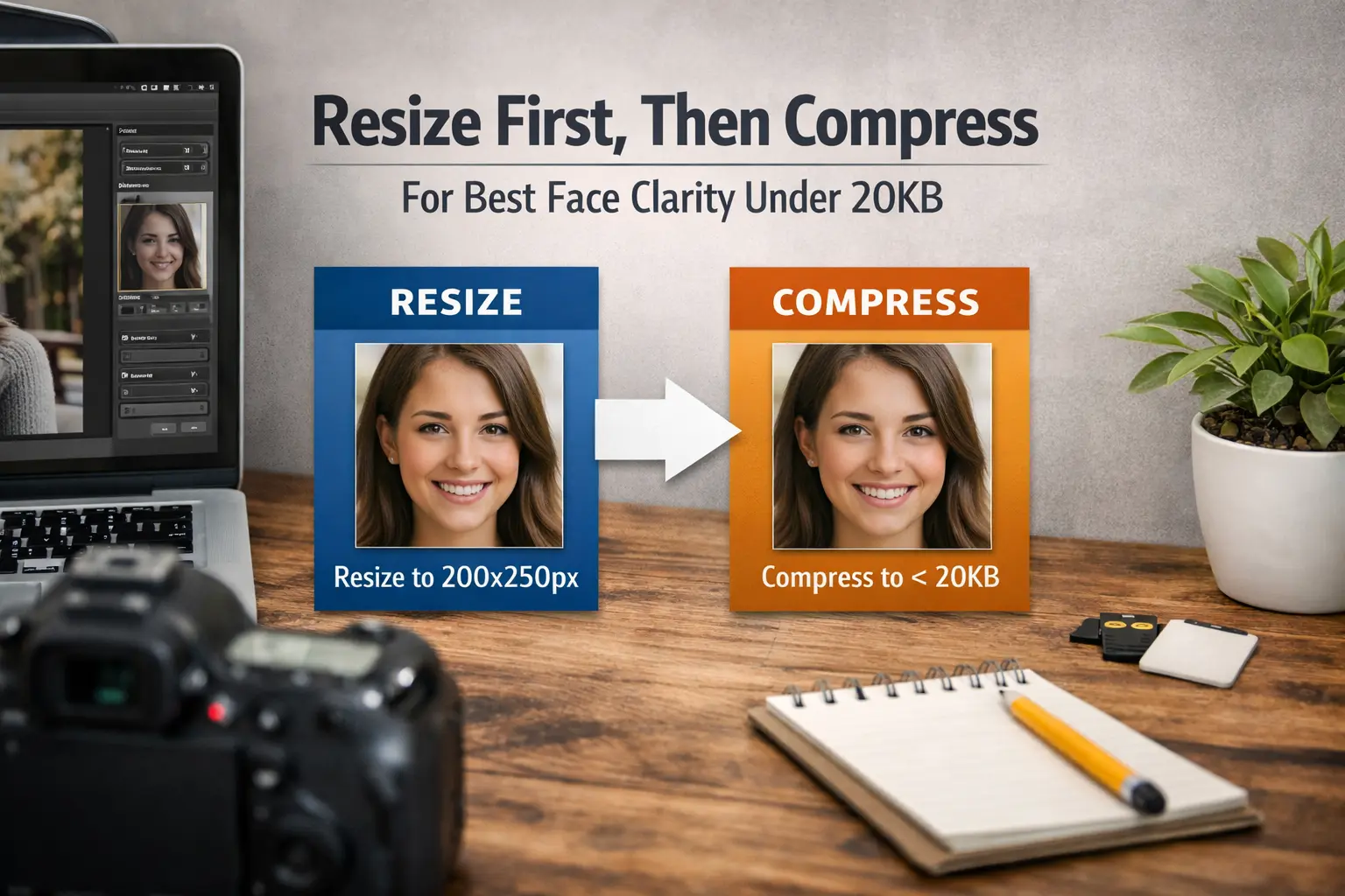 How to Reduce Image Size Under 20KB Without Blurry Face (Step-by-Step)